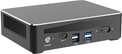 KingnovyPC 12th Gen 4K Mini Gaming PC Windows 11 Pro, Intel i7 12700H, 32GB DDR4 2TB Pcle4.0, Supprt 4 Display, 2* HDMI, DP, Type-C Thunderbolt 4.0, 2 Lans 2.5G TPM2.0, Desktop Computer, WiFi6 BT5.2