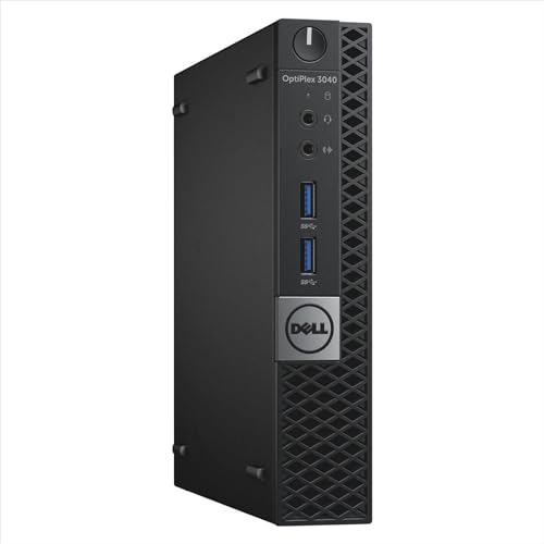 Generico DELL Optiplex 3040 Micro Mini PC Intel Core i5-6500T fino a 3,1GHz, RAM 16 GB, Solid State Drive SSD 256 GB, HDMI + DP, Windows 11 Pro + Chiavetta USB WiFi (Ricondizionato)