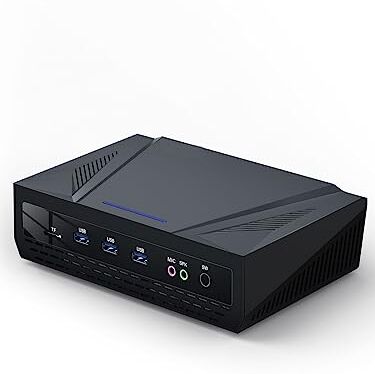 ALLASONE Mini PC Windows11 Pro Core i9-9880H Mini Computer 64GB DDR4 RAM 512G NVME SSD 2TB HDD,Micro Computer 4K Triplo Displays WiFi6 BT 5.2 Mini Desktop PC USB3.0 TF Fessura