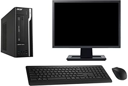 Acer PC X2632G SFF Schermo 27" Intel i5-4570 RAM 16GB SSD 480GB Windows 10 WiFi (rigenerato)