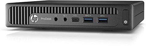 HP ProDesk 600 G2 Mini PC “ Computer desktop (Intel Core i5-6500T, 8 GB di RAM, SSD da 128 GB, Windows 10 Pro ES 64), nero (Ricondizionato)