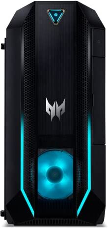 Acer Predator Orion 3000 PO3-630 Computer da gaming (Intel Core i5-11400F, 16 GB RAM, 1 TB SSD, NVIDIA GeForce RTX 3070, 2.6 GHz, senza sistema operativo, Ethernet, Wi-Fi) PC Gaming Nero