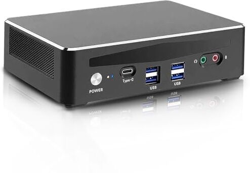 Mini PC, Intel i5-1340P (12Cores 16Threads) Windows 11, Mini Desktop 2xSODIMM, 32GB DDR5 2TB SSD PCIe4.0, Mini PC, 2*RJ45 2.5G, HDMI 2.0, 4*USB 3.2, 2*USB2.0, 1*DC-IN, 1 TYPE-C with WIFI 6