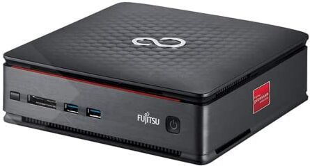 Fujitsu , Mini Pc Pronto all'Uso, Computer Fisso Intel i5, Ram 16Gb, SSD 512Gb, Desktop con Pacchetto Office 2021, Windows 11 Pro e Chiavetta WI-Fi (Ricondizionato)