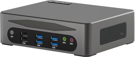 STRHIGP Mini PC i5 Mini Computer 1340P(fino a 4,60GHz), 64GB RAM DDR5+1TB SSD Small PC Windows 11   Iris Xe Graphics   8K HD Display   2.5G Lan   USB3.2   4G Module   WiFi6&BT5.2   VESA Mount