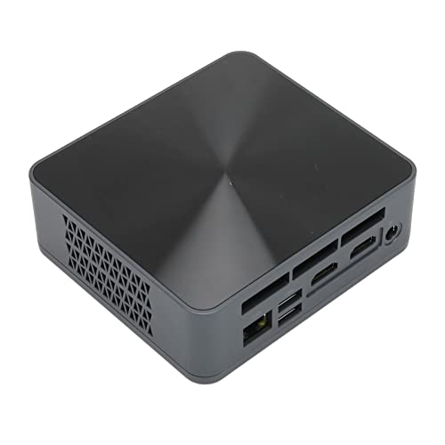 HEEPDD Mini Computer, Rapida Dissipazione del Calore Mini Computer Desktop da 2,4 GHz 16 GB di RAM per L'Ufficio per l'industria per i Giochi (Spina UE)