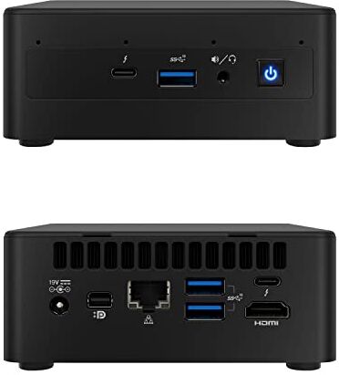 WEELIAO Intel NUC 11 NUC11PAHi7 Panther Canyon Home & Business Mini PC desktop Processore Intel Corei7-1165G7 di undicesima generazione 2,8 GHz – 4,7 GHz Turbo,4 core,8 thread(16G RAM,1T SSD)