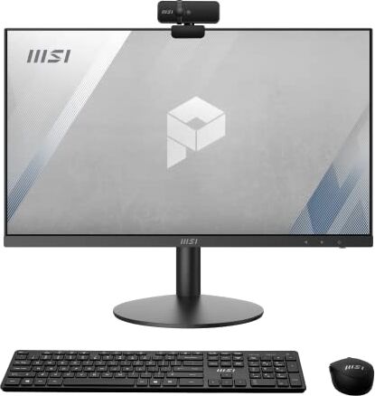 MSI PRO AP241 11M-017EU PC All-in-one, Display IPS 23.8" (FHD 1920x1080), Intel Pentium G6405 (2 core, 4.10GHz), 4GB RAM, 128GB SSD, WIFI, BT, USB 3.2, HDMI, Windows 10 Pro, Nero