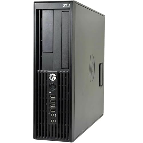 HP Workstation Z210 SFF PC Computer Desktop Fisso (Ricondizionato), Processore Intel Core i5-2400, Memoria Ram 8Gb DDR3, Disco SSD 240Gb SATA, Windows 10 Pro + pacchetto Office