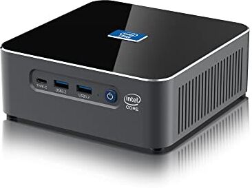 KingnovyPC Mini PC Windows 11 Intel 12th Gen i5-12600H Mini Computer 64GB DDR5 RAM 500GB PCIe4.0, Micro PC 8K@60Hz Triple Display, Mini Gaming PC WiFi6E BT5.2 45W HTPC