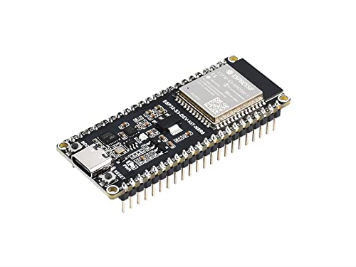 Waveshare ESP32-S3 Micro Controller,2.4GHz Wi-Fi Development Board with Pre-Soldered header,240MHz Dual Core Processor,ESP32-S3-WROOM-1-N8R8 Module,Compatible with ESP-IDF and MicroPython,Support WiFi