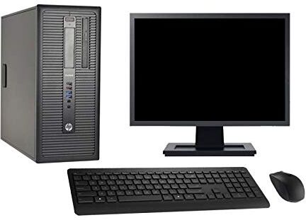 HP PC Tour Prodesk 600 G1 Schermo 27" i5-4570 RAM 8Go Disco 2To Windows 10 WiFi (Riconfezionato)