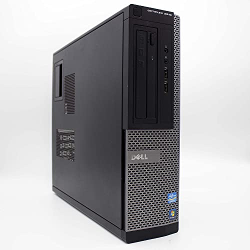 Dell COMPUTER DESKTOP SFF  Optiplex 3010 i3 3.3GHz DDR3 HDMI VGA DVD-RW Windows 10 Pro workstation SmartWorking PC FISSO (Ricondizionato) (Con Antenna WiFi USB, 8GB RAM SSD 480GB)