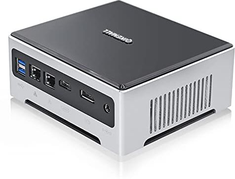 qikemall Mini PC Windows 11 Pro Core i5-7300HQ Mini Computer 2 NIC 8GB DDR4 RAM 256GB M.2 NVME SSD, Mini Desktop Computer USB3.0 HDMI DP, Dual Band WIFI BT 4.2