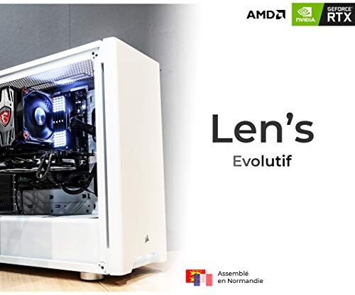 Micro76 Len's Evolutif c8 – PC Gamer AMD Ryzen 7 2700X – MSI RTX 2080Ti – 32 GB DDR4 Corsair RGB – 480 GB SSD + 2 TB HDD WD – Ventirad MSI – WiFi – W10 Pro (assemblato e testato in Francia)