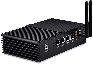 Kettop Pfsense Firewall Mi5005L 5Th Gen Intel Core I3-5005U Broadwell AES-NI 2Gb Ddr3 Ram 8Gb Ssd Wifi(Atheros AR9287), 4 Intel Lan,Used As A Router/Firewall/Proxy/Wifi Access Point