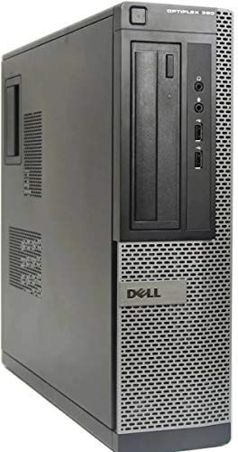 Dell Optiplex 390 Desktop PC Intel Core i3-2120 3.3GHz 4GB 250GB DVD Windows 10 Pro (Ricondizionato)