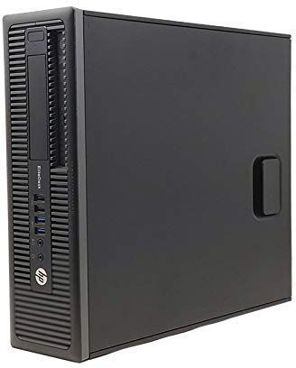 HP EliteDesk 800 G1 SFF Computer desktop (Intel Core I5-4570 3.2 GHz, 8 GB di RAM, SSD 240 GB, Grafica 2 GB, Wi-Fi, lettore DVD, Windows 10 Pro) nero (Ricondizionato)