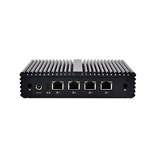 Kettop Fanless Mini Pc Mi19N with celeron J1900 X86 2.42 GHz 4G ram 240G SSD,4 Intel Gbe Ports,VGA,4 USB 10W,as a firewall, LAN or WAN router, VPN appliance