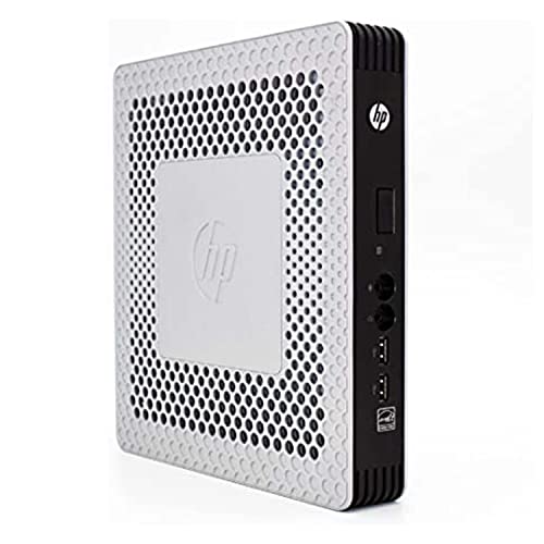 HP SIMPLETEK PC COMPUTER DESKTOP FISSO THIN CLIENT MINI PC T610 SLIM AMD 4GB SSD 16GB RS232 COM SERIALE CONSOLE GESTIONE SERVER GESTIONALE WINDOWS 7 EMBEDDED (Ricondizionato) (Con Antenna WiFi USB)