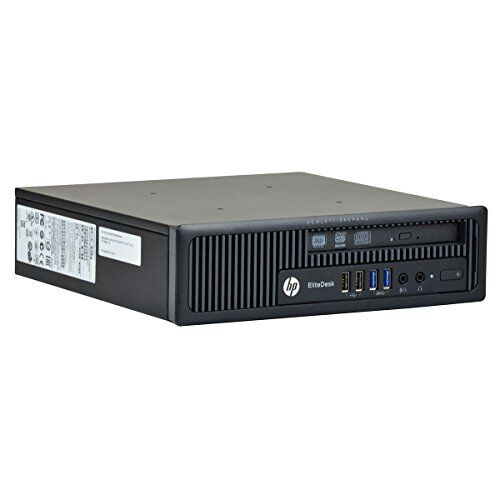HP EliteDesk 800 G1 USDT Intel Quad Core i5 256 GB SSD 8 GB di memoria Windows 10 Pro MAR W-LAN, masterizzatore DVD desktop PC (Ricondizionato)