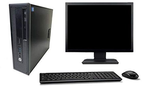 HP PC 800 G1 Schermo 22" Core i5-4570 RAM 16 GB Disco 250 GB Windows 10 WiFi (ricondizionato)