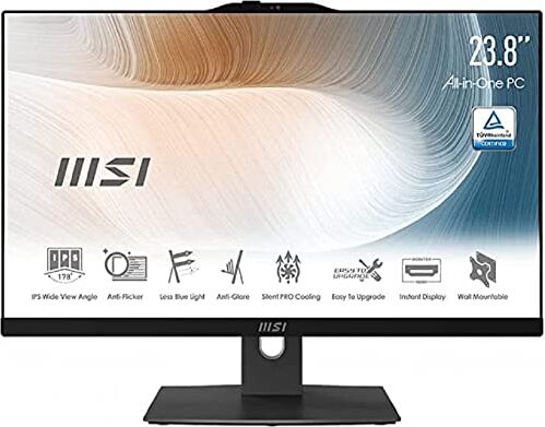 MSI Modern AM242P 11M 1447DE All-in-One PC 60,5 cm (23,8") (IPS, Intel Core i5-1135G7, 8GB RAM, 512GB SSD, Win11 Pro)