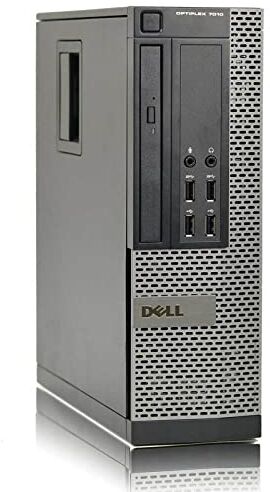 Dell PC Desktop I5 7010 SFF (Desktop pc Intel Core i5-3470- 3.2 GHz, 16GB de RAM, SSD 240 GB, DVD, Licenza Windows 10 Pro) (Ricondizionato)