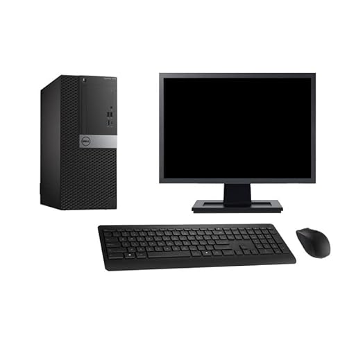Dell PC Tower 7050 Schermo 27" i7-6700 RAM 64 GB disco 500 GB HDMI Windows 10 WiFi (rigenerato)