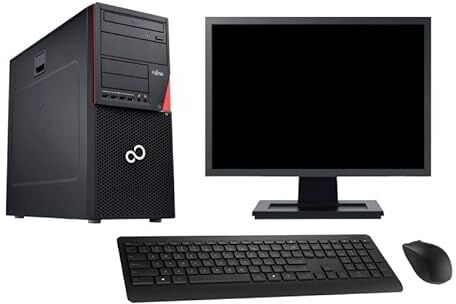 Fujitsu PC Tower  P756 Schermo da 22" Intel i5-6500 RAM 8 GB, disco 2TB Windows 10 WiFi (ricondizionato)