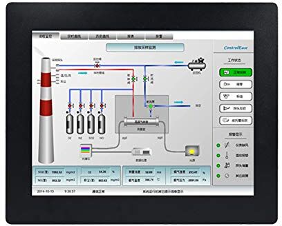 HUNSN 17" LED Industrial 2MM Embedded Panel PC, 5 Wire Resistive Touch Screen, Intel Core I5, Windows 11 Pro or Linux Ubuntu, PW04, 1280 x 1024, HDMI, VGA, 2 x COM, 4G RAM, 64G SSD, 500G HDD