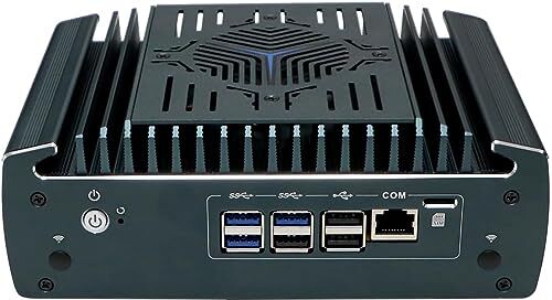 Partaker Mini PC, Micro Firewall Appliance, OPNsense, Intel Core I5 1245U, 6 x 2.5GbE I225-V B3, DP, HD, COM, Nano SIM Slot, AES-NI, TPM2.0, H4, DDR4 8G RAM, 512G SSD