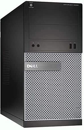 Dell PC Computer Desktop Tower  3020, Windows 10 Professional, Intel i5, Memoria Ram 8GB DDR3, SSD 120GB + HARD DISK 500GB, WIFI (Ricondizionato)