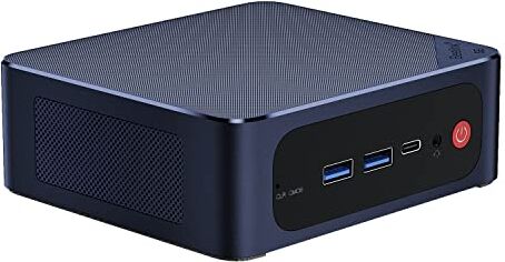 Beelink SEi12 Mini PC con Windows 11 Pro, Intel Octa Core i5-12450H, RAM 16 GB DDR4 3200, SSD NVMe 500 GB, Slot SATA3, Wi-Fi 6 AX, Gigabit Ethernet, Bluetooth 5.2, DisplayPort 4K, HDMI 4K, USB-C