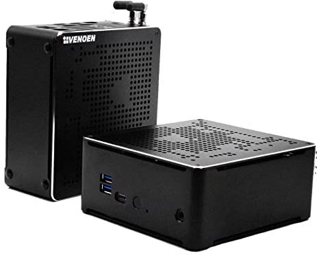 VENOEN Mini PC Core i9 9880H UHD Graphics 630,Mini Computer Server 4K@60Hz with Win 11 Pro,DDR4 32GB RAM/500GB SSD 1TB HDD,Dual Lan,HD-MI 2.0,DP,USB-C,Dual Band WiFi/BT 5.1