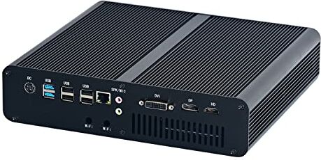 HUNSN 8K Mini PC, Gaming Computer, HTPC, Intel 8 Core I7 10870H, Windows 11 Pro or Linux Ubuntu, Support Proxmox, Esxi, BM23g, 4G Graphic, DVI, DP, HDMI, TypeC, 64G RAM, 512G NVME M.2 SSD, 2TB HDD