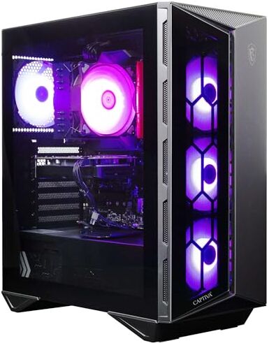 Captiva PC Highend Gaming I79-043 I Intel Core i7 13700KF I Mainboard Z790 I 32GB DDR5 RAM I RTX 4070 Ti 12GB I 2TB M.2 SSD I Windows 11 Home 64 bit