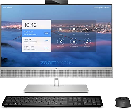 HP Collaboration G6 with zoom Rooms All-in-One (soluzione completa) Core i5 10500/3.1 GHz vPro RAM 8 GB SSD 128 GB NVMe, TLC UHD Graphics 630 GigE Win 10 IoT Enterprise 64 bit