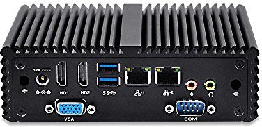 Kettop Best Mini Pc Mi3150N Intel Celeron N3160 AES-NI Quad Core Cpu, 4Gb Ddr3 Ram 240Gb Ssd Wifi, 2 Lan,2 Hdmi 1 Vga,1 Com,6 Usb,Support Windows Os/Linux