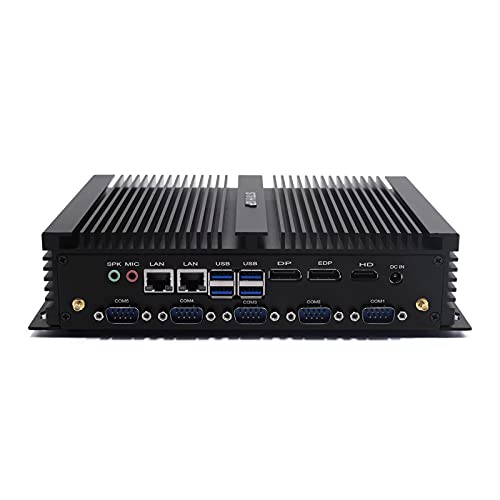 STRHIGP Mini PC Industriale Windows 11 Pro i7 16 GB RAM 512 GB SSD, Mini PC Desktop di ottava Generazione i7 8550U, Display 4K HDMI/DP/EDP 3, Supporto SSD/HDD da 2,5 pollici, Computer Dual Lan