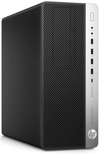 HP EliteDesk 800 G5 Tower Computer PC Intel Core i5-9400 Ram 16Gb DDR4 SSD 512Gb Windows 11 Office 2021 (Ricondizionato)