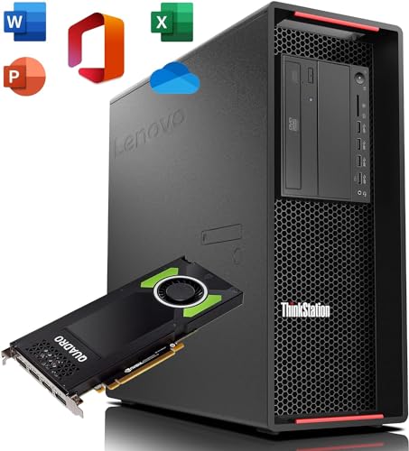 Lenovo ThinkStation P720 Workstation di Alta Gamma   CPU 2xIntel Xeon Silver 4112   Ram 32GB   SSD 1TB + 3TB HDD   Nvidia Quadro P4000 8GB   Windows 11 Pro Office 2021 (Ricondizionato)