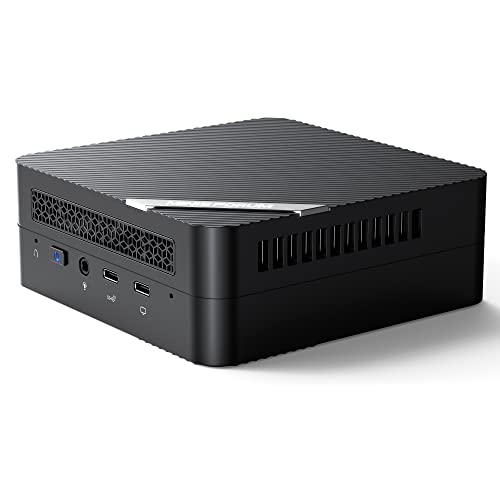 MINIS FORUM Mini PC UM690S 2 GB RAM e 1 TB SSD, con AMD Ryzen 9 6900HX (fino a 4,9 GHz) e AMD Radeon 680M, 2 x HDMI, 1 x USB4, 1 x USB Type-C, 4 porte USB 3.2 Type A, RJ45 2.5G, Wifi6, BT5.2