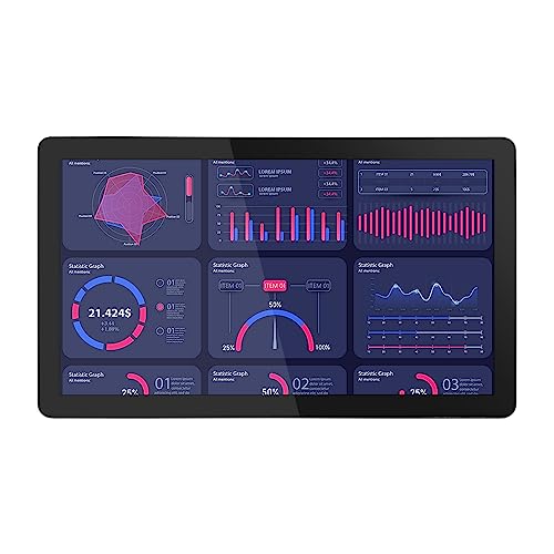 SunKol 21,5" Embedded Industrial Touch Panel PC, 16:9 Touch Screen capacitivo All-in-one, 2xUSB2.0, 2xUSB3.0, HDMI, VGA, 2xRS232, LAN (i3-3110M, 4G-DDR3 RAM 128G SSD)