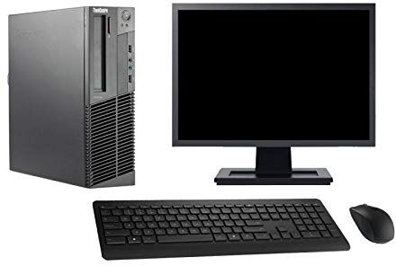 Lenovo PC M92p SFF Schermo 19" Intel i7-3770 RAM 16GB SSD 120GB Windows 10 WiFi (ricondizionato)