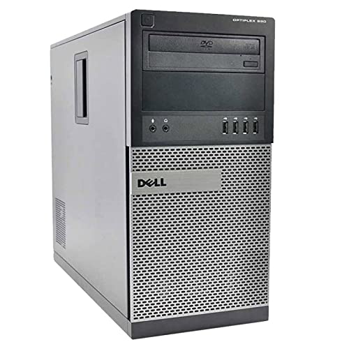 Dell OptiPlex 990 Unità centrale PC, Intel Core I3-2120, 3.3 GHz, 32 GB DDR3 RAM, 240 GB SSD, Windows 10, 36 x 17,5 x 41,7 cm