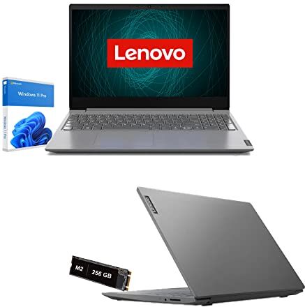 Lenovo Notebook Pc  Intel N4020 2.8Ghz 15,6" Hd, Ram 4Gb Ddr4, Ssd Nvme 256Gb M2, Hdmi, Usb 3.0, Wifi, Bluetooth, Webcam, Windows 11 Pro Pronto All'Uso