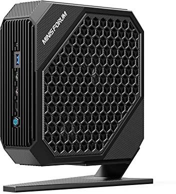 MINIS FORUM Mini PC Neptune HX99G AMD Ryzen 9 6900HX 64GB DDR5 1TB SSD AMD Radeon RX 6600M Mini PC da gioco, 2xHDMI, 2X porte USB4, 2X PCIe/Sata SSD Slot, 5X porte USB3.2, Wi-FI 6/BT5.2