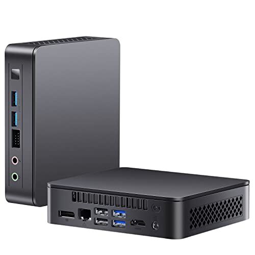 Intel Mini PC NUC 11 Essentiall con 11th Gen N5105 fino a 2,9 GHz 4 core 4 threads Mini Desktop Computer 16GB RAM 512GB SSD Windows 11 Pro Desktop Computer Dual 4K UHD HDMI WiFi Bluetooth v5.1