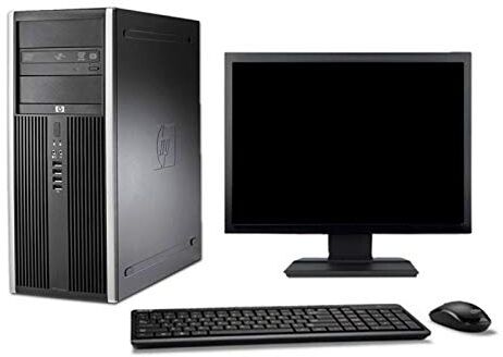 HP PC Tower 8200 Schermo 22pollici Core i3-2120 RAM 4Go Disco 500Go Windows 10 Wifi (Ricondizionato)